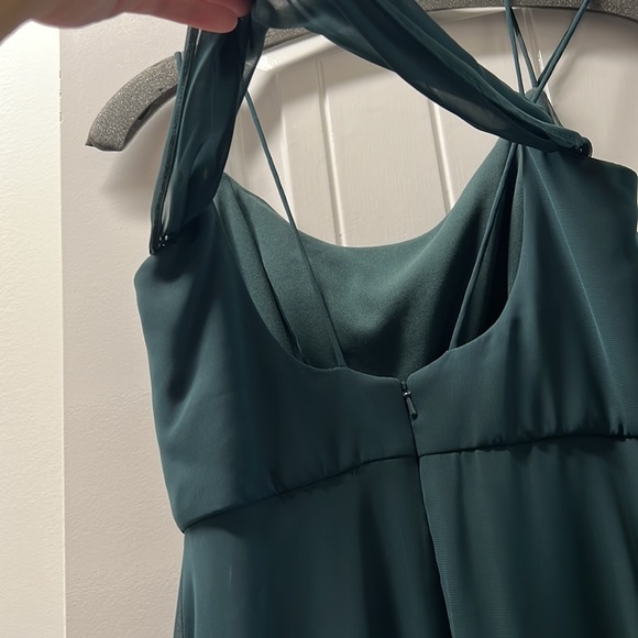 From the Dessy Group. Cowl back double strap maxi dress size 4! - Picture 4 of 7